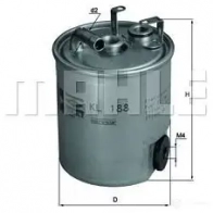 Топливный фильтр MAHLE ORIGINAL 7660602 4 2355758 KL 188 S8NAVA - Изображение 5