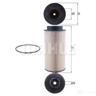 Топливный фильтр MAHLE ORIGINAL KX 264D 70510475 KX 264D ECO 2356037