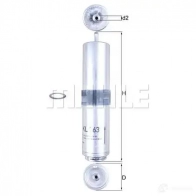 Топливный фильтр MAHLE ORIGINAL 2355942 79926191 7 0539024 KL 763D - Изображение 7