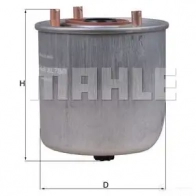 Топливный фильтр MAHLE ORIGINAL KL 780 OFZVL0 7 2347845 2355951 - Изображение 7