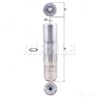Топливный фильтр MAHLE ORIGINAL 70 385530 KL 579D 2355905 THQK0B - Изображение 5