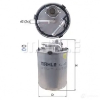 Топливный фильтр MAHLE ORIGINAL 7 0341699 OCW46V KL 497D 2355861 - Изображение 6