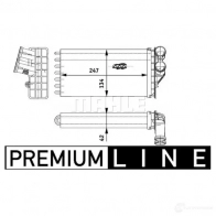 Радиатор печки, теплообменник MAHLE ORIGINAL XUZ REU 1437588354 AH 82 000P - Изображение 2
