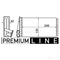 Радиатор печки, теплообменник MAHLE ORIGINAL AH 186 000P E7N HF 1437577810 - Изображение 2
