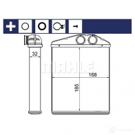 Радиатор печки, теплообменник MAHLE ORIGINAL P1 8G79H 1437577796 AH 13 000S - Изображение 2
