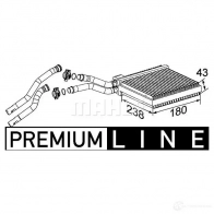 Радиатор печки, теплообменник MAHLE ORIGINAL AH 200 000P B KW0I 1437580347 - Изображение 2