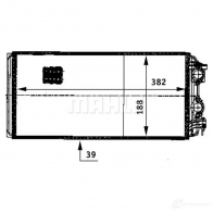 Радиатор печки, теплообменник MAHLE ORIGINAL 1437580343 74 SLH AH 122 000P - Изображение 1