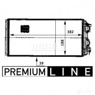 Радиатор печки, теплообменник MAHLE ORIGINAL 1437580343 74 SLH AH 122 000P - Изображение 2