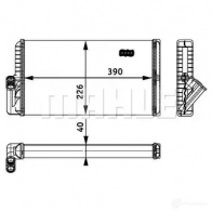 Радиатор печки, теплообменник MAHLE ORIGINAL M LRWZ88 AH 129 000P 1437578915 - Изображение 1