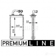 Радиатор печки, теплообменник MAHLE ORIGINAL 1437580327 ah84000p B6EL 1 - Изображение 2