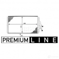 Радиатор печки, теплообменник MAHLE ORIGINAL B 9T0TA 1437580333 AH 120 000P - Изображение 2