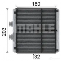 Радиатор печки, теплообменник MAHLE ORIGINAL AH 183 000P ZRA1 369 1437580308 - Изображение 6
