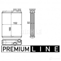 Радиатор печки, теплообменник MAHLE ORIGINAL AH 190 000P TCR 18 1437580609 - Изображение 2