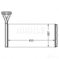 Радиатор отопителя MAHLE ORIGINAL 1437579487 FQ 5ZJCV AH46000S