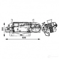 Радиатор печки, теплообменник MAHLE ORIGINAL T9QTR M AH 172 000P 1437579118