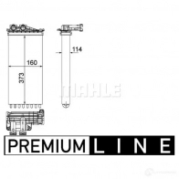 Радиатор печки, теплообменник MAHLE ORIGINAL BH9BE CU AH 196 000P 1437579751 - Изображение 2