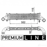 Интеркулер MAHLE ORIGINAL BRT FC 1437990342 CI 107 000P - Изображение 2