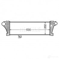 Интеркулер MAHLE ORIGINAL 1437990392 B27 NI54 CI 132 000S - Изображение 2