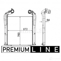 Интеркулер MAHLE ORIGINAL CI 144 000P 1437990911 3 5ASI7 - Изображение 2