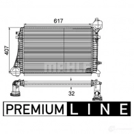 Интеркулер MAHLE ORIGINAL IHEM6O W 1437990404 CI 167 000P - Изображение 2