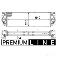 Интеркулер MAHLE ORIGINAL CI 368 000P D 34N1 1437990669 - Изображение 2