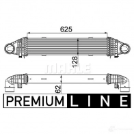 Интеркулер MAHLE ORIGINAL CI 358 000P NOG 0WS 1437990618 - Изображение 2