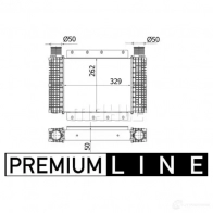 Интеркулер MAHLE ORIGINAL CI 545 000P 9AE8 MV 1437910856