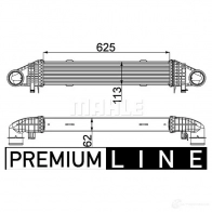 Интеркулер MAHLE ORIGINAL 1437990351 PTEL ZY CI 359 000P - Изображение 2