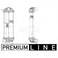 Интеркулер MAHLE ORIGINAL 1437910755 CI 243 000P 4F ANMI - Изображение 2