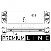 Интеркулер MAHLE ORIGINAL CI 369 000P UQT7 7Z 1437990359 - Изображение 2