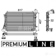 Интеркулер MAHLE ORIGINAL 1437990389 ZMI YHCH CI 166 000P - Изображение 2