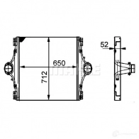 Интеркулер MAHLE ORIGINAL 1437990968 6R 8FR CI 99 000P