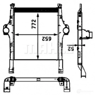 Интеркулер MAHLE ORIGINAL CI 115 000P U 2BEFZE 1437990789 - Изображение 4