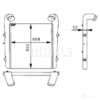 Интеркулер MAHLE ORIGINAL 1437990803 CI 96 000P 6 Y8N4