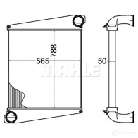 Интеркулер MAHLE ORIGINAL VTM KR 1437990917 CI 275 000P