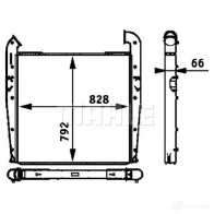 Интеркулер MAHLE ORIGINAL 0429 HP1 CI 100 000P 1437990914 - Изображение 2