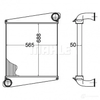 Интеркулер MAHLE ORIGINAL MG F5L 1437990940 CI 274 000P