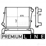 Интеркулер MAHLE ORIGINAL O72 KCBC 1437990938 CI 399 000P - Изображение 2