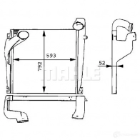 Интеркулер MAHLE ORIGINAL ci97000p YZTS OK 1437990962