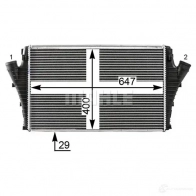 Интеркулер MAHLE ORIGINAL 1437910686 CI 24 000P N26T0 AN - Изображение 4