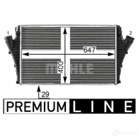 Интеркулер MAHLE ORIGINAL 1437910686 CI 24 000P N26T0 AN - Изображение 5