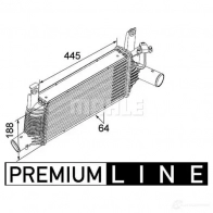 Интеркулер MAHLE ORIGINAL 8 AZ0R 1437990638 CI 159 000P - Изображение 2