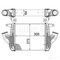 Интеркулер MAHLE ORIGINAL CI 237 000P PZI3 RRY 1437991114