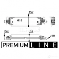 Интеркулер MAHLE ORIGINAL 1437991148 H NYR4ZE CI 213 000P - Изображение 2