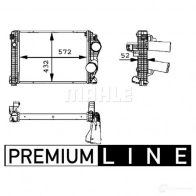 Интеркулер MAHLE ORIGINAL CI 95 000P L NZFR 1437910448 - Изображение 2