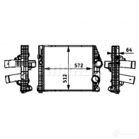 Интеркулер MAHLE ORIGINAL 4 GJL61 1437910317 CI 114 000P - Изображение 2