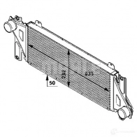 Интеркулер MAHLE ORIGINAL Mercedes Sprinter (901, 902) 1 1995 – 2006 L27C AS6 CI 117 000P