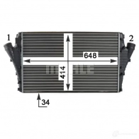 Интеркулер MAHLE ORIGINAL 1437991121 QP Q5I CI 301 000P - Изображение 4