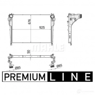 Интеркулер MAHLE ORIGINAL 1437910422 CI 537 000P BNLNDU P