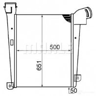 Интеркулер MAHLE ORIGINAL 3 OJK2 CI 400 000P 1437991064
